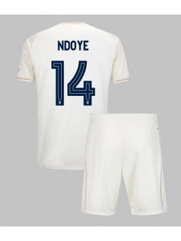 Otroški Nogometna dresi replika Nottingham Forest Dan Ndoye #14 Gostujoči 2025-26 Kratek rokav (+ hlače)